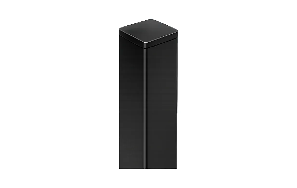 Concrete post 4 ft top cap detail