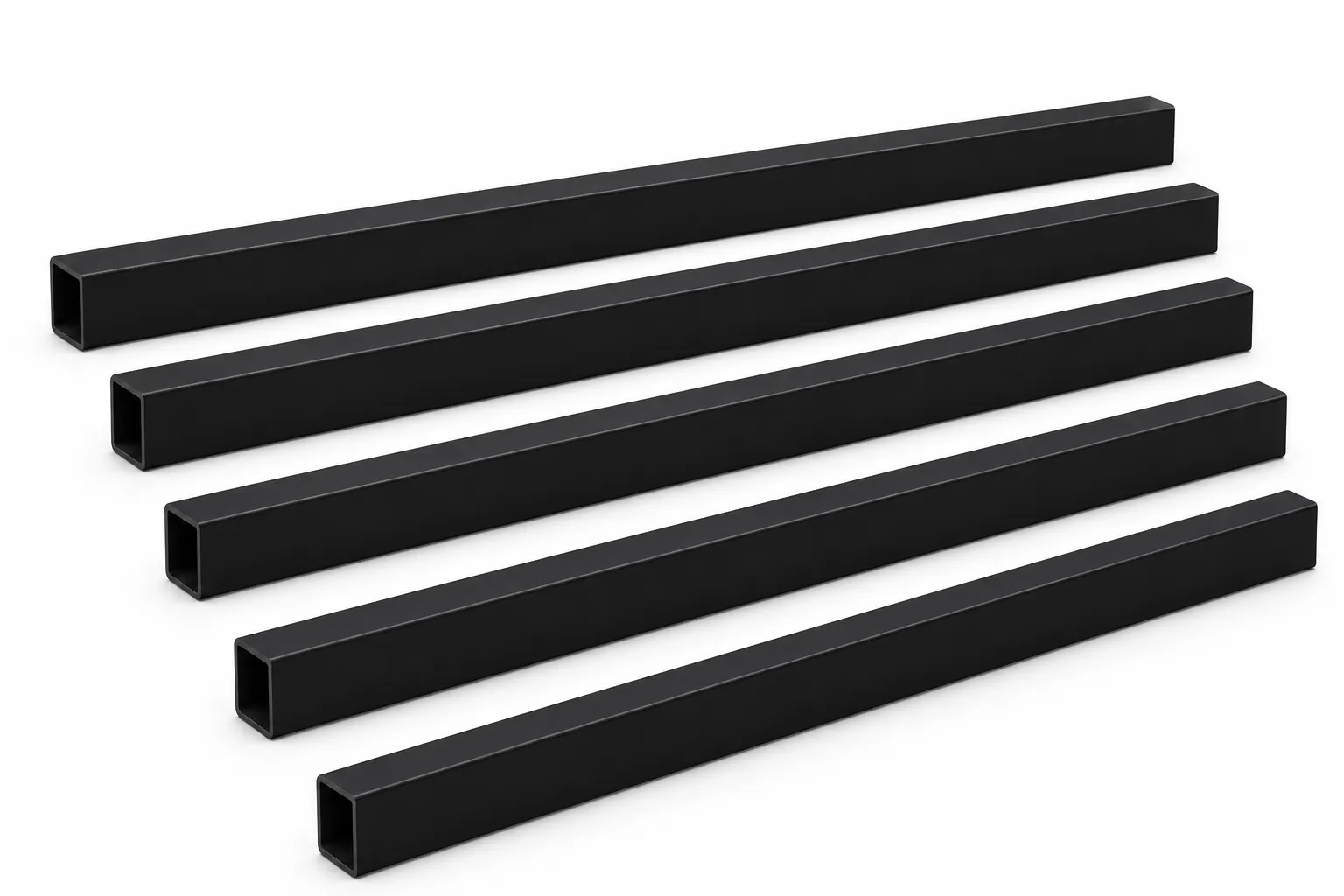 Equipment modular horizontal steel rails