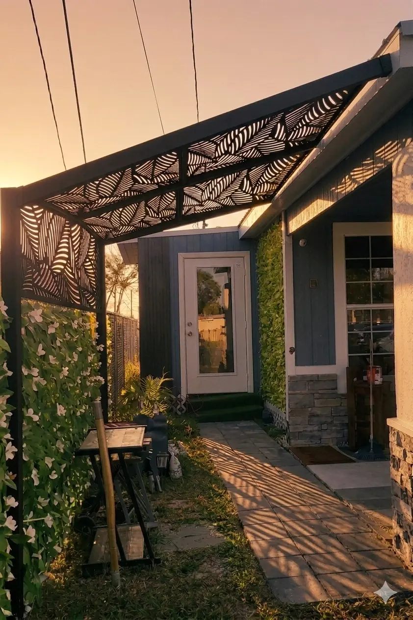 Decorative canopy entrance inspiration